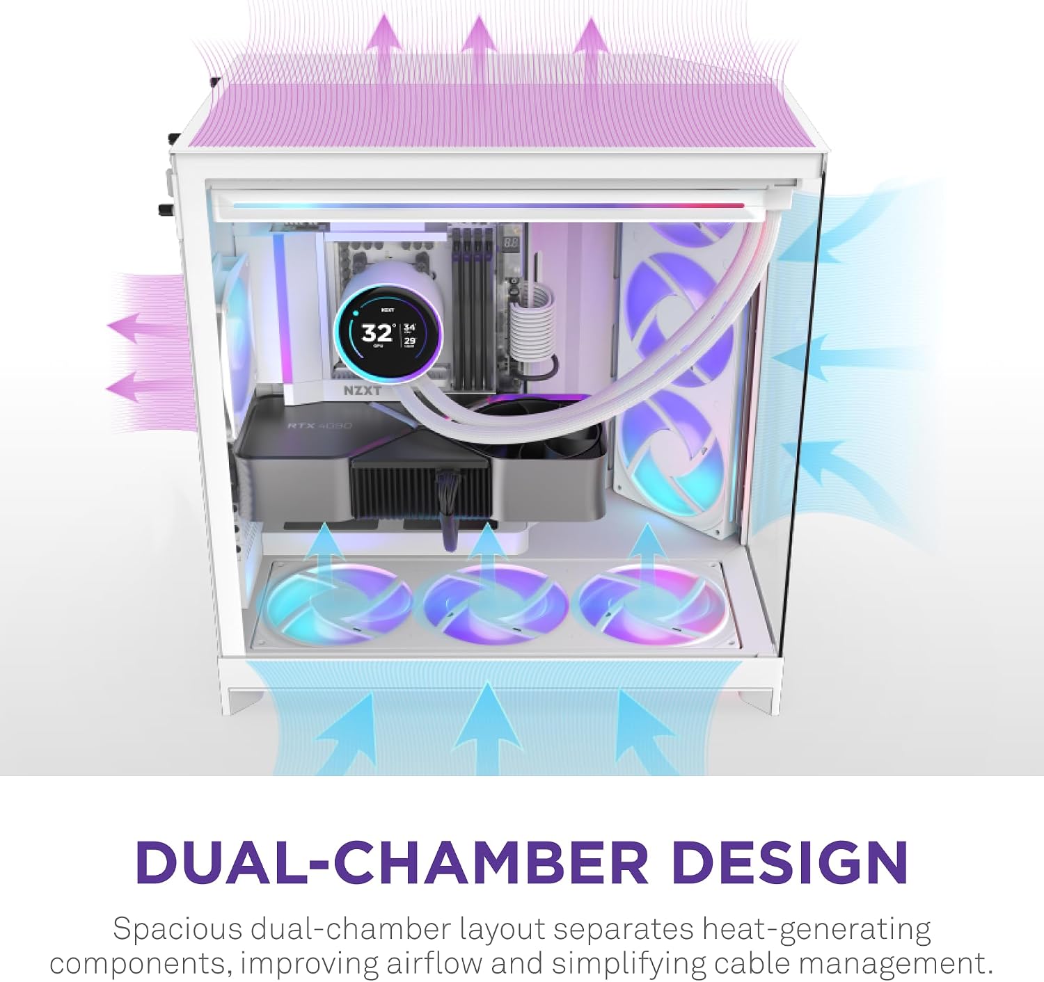 Thumbnail 5 de NZXT H9 Flow RGB 2025 Case