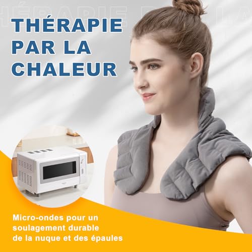 Thumbnail 6 de UNCN Coussin Chauffant Micro-ondes pour le Cervical — Bouillotte Micro-Onde