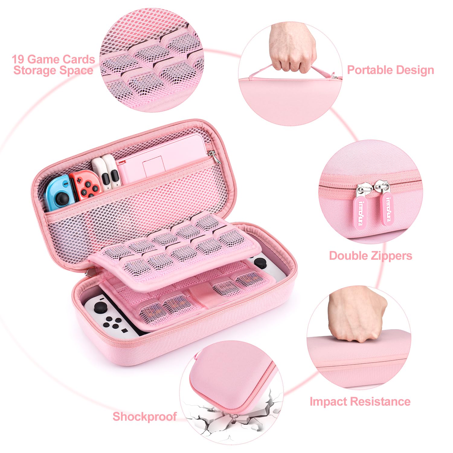 Thumbnail 5 de innoAura Switch OLED Case 19-in-1 Bundle for Switch OLED (2021)