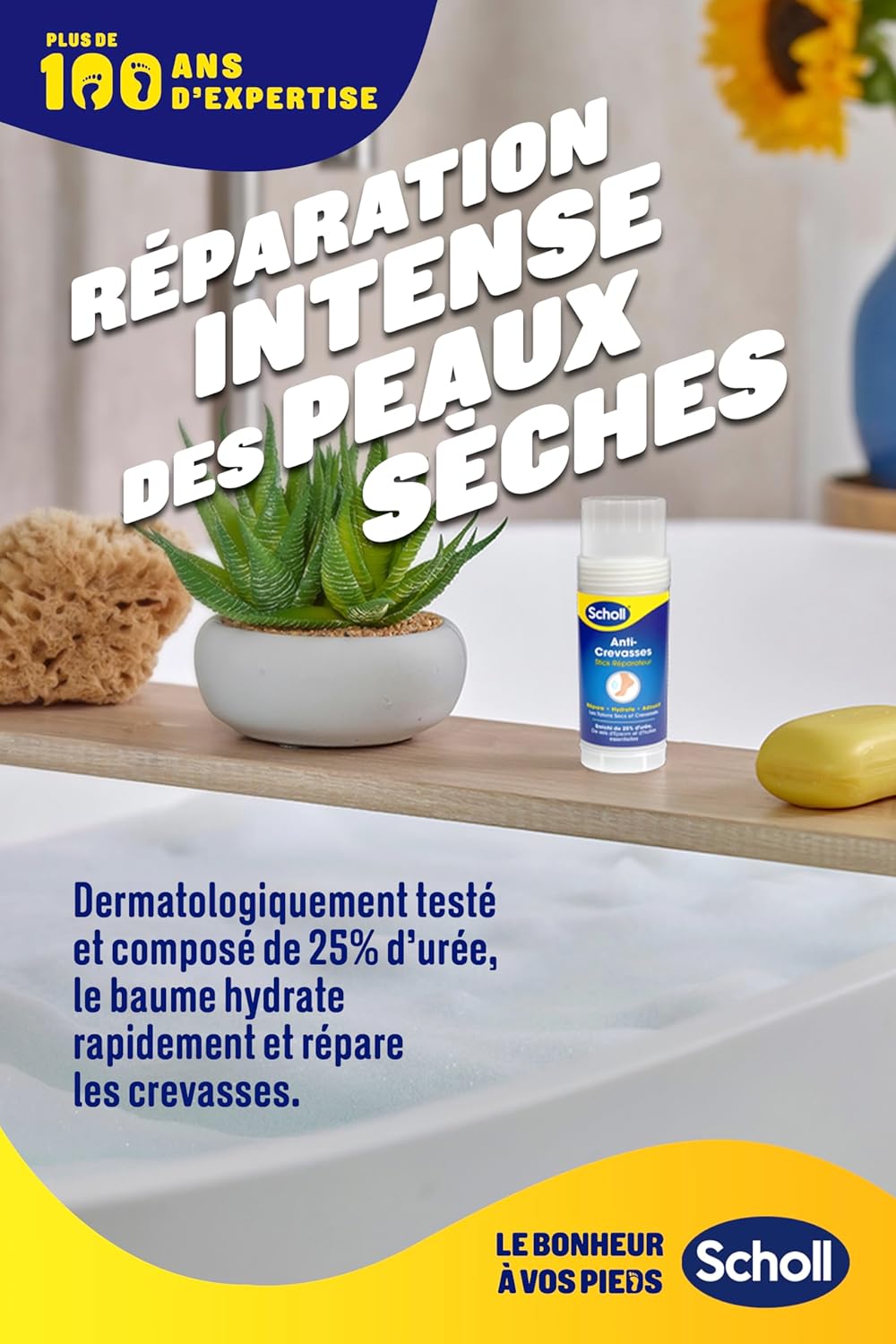 Thumbnail 5 de Dr. Scholl's Stick Réparateur Anti-Crevasses Hydrate – 70 g, urée 25 %, pour talons secs et crevassés