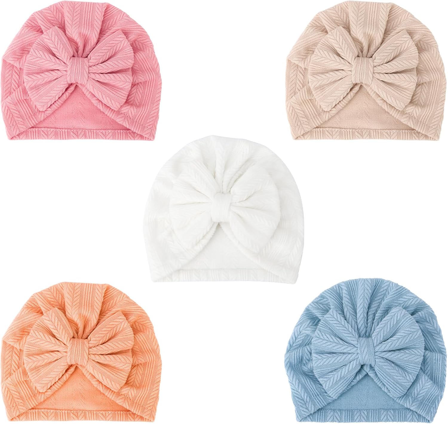 Detalle de DRESHOW 5 Pieces Baby Turban Hats