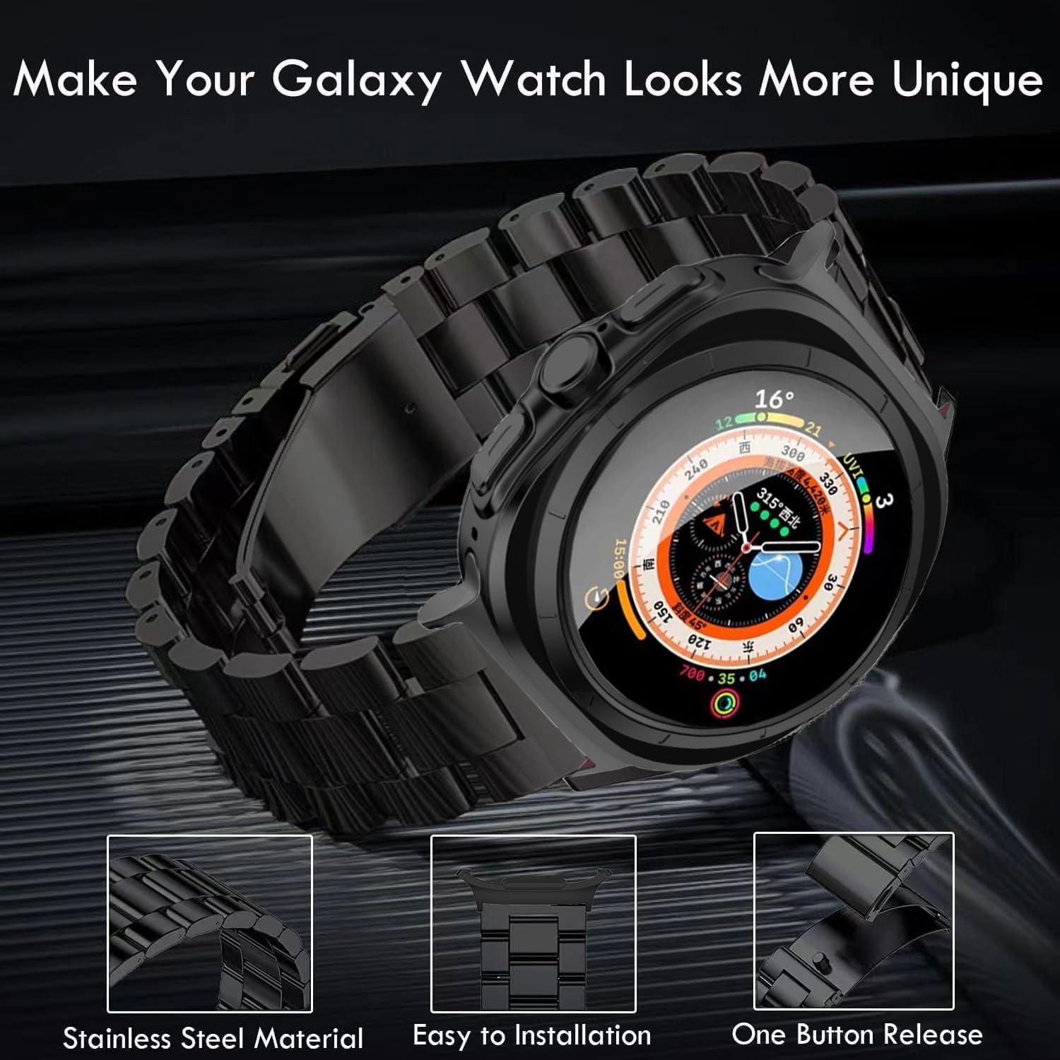 Thumbnail 2 de Samsung Galaxy Watch 8 Metall-Armband 40/44mm
