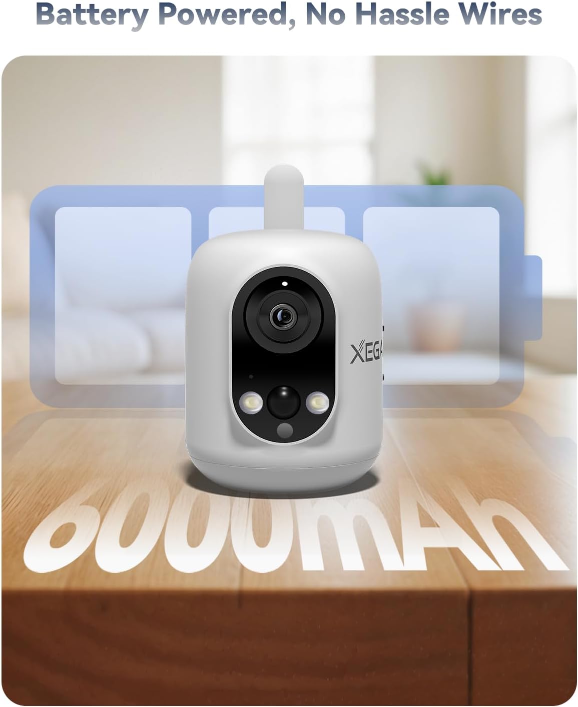 Thumbnail 2 de Xega 4G LTE Cellular Security Camera 6000mAh