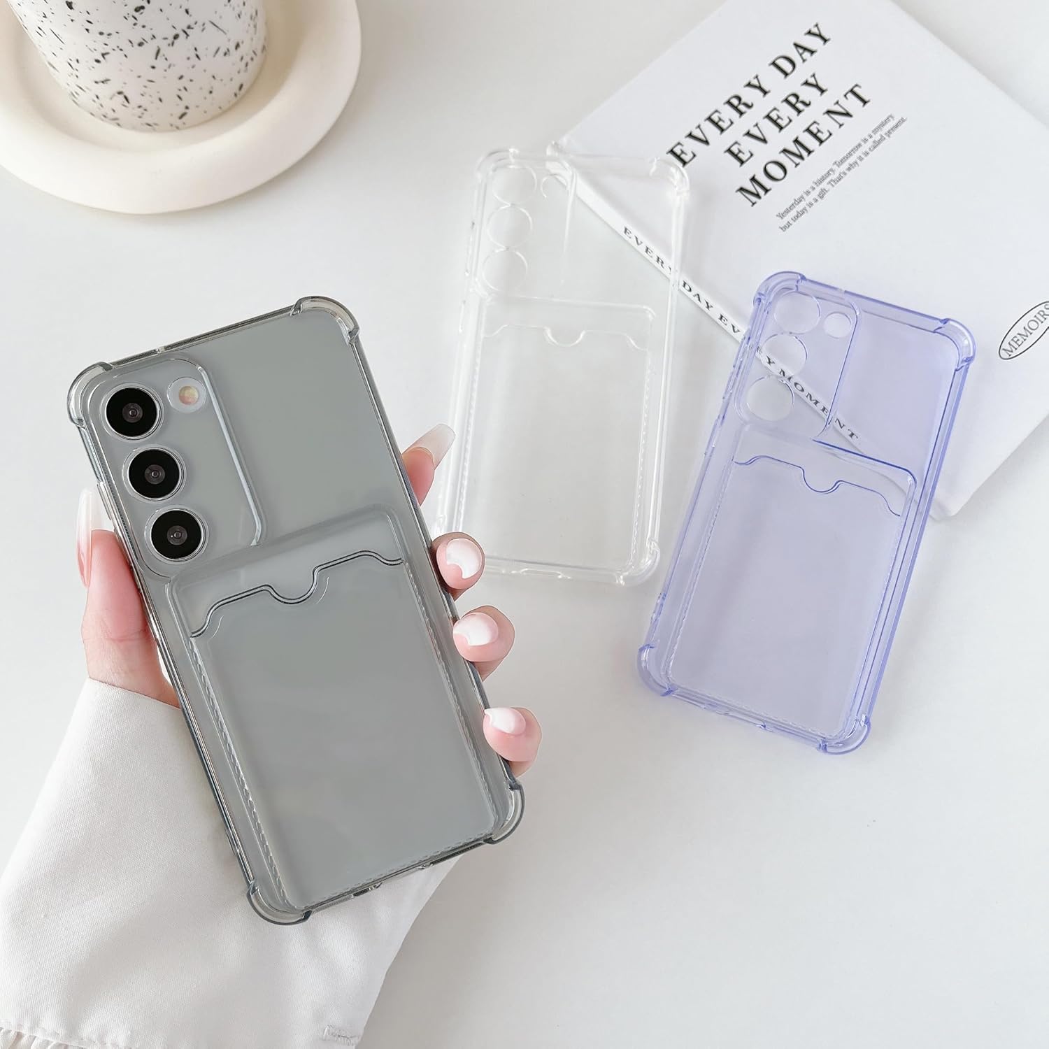 Thumbnail 3 de DEFBSC Case for Samsung Galaxy S24 with Transparent Back Card Holder