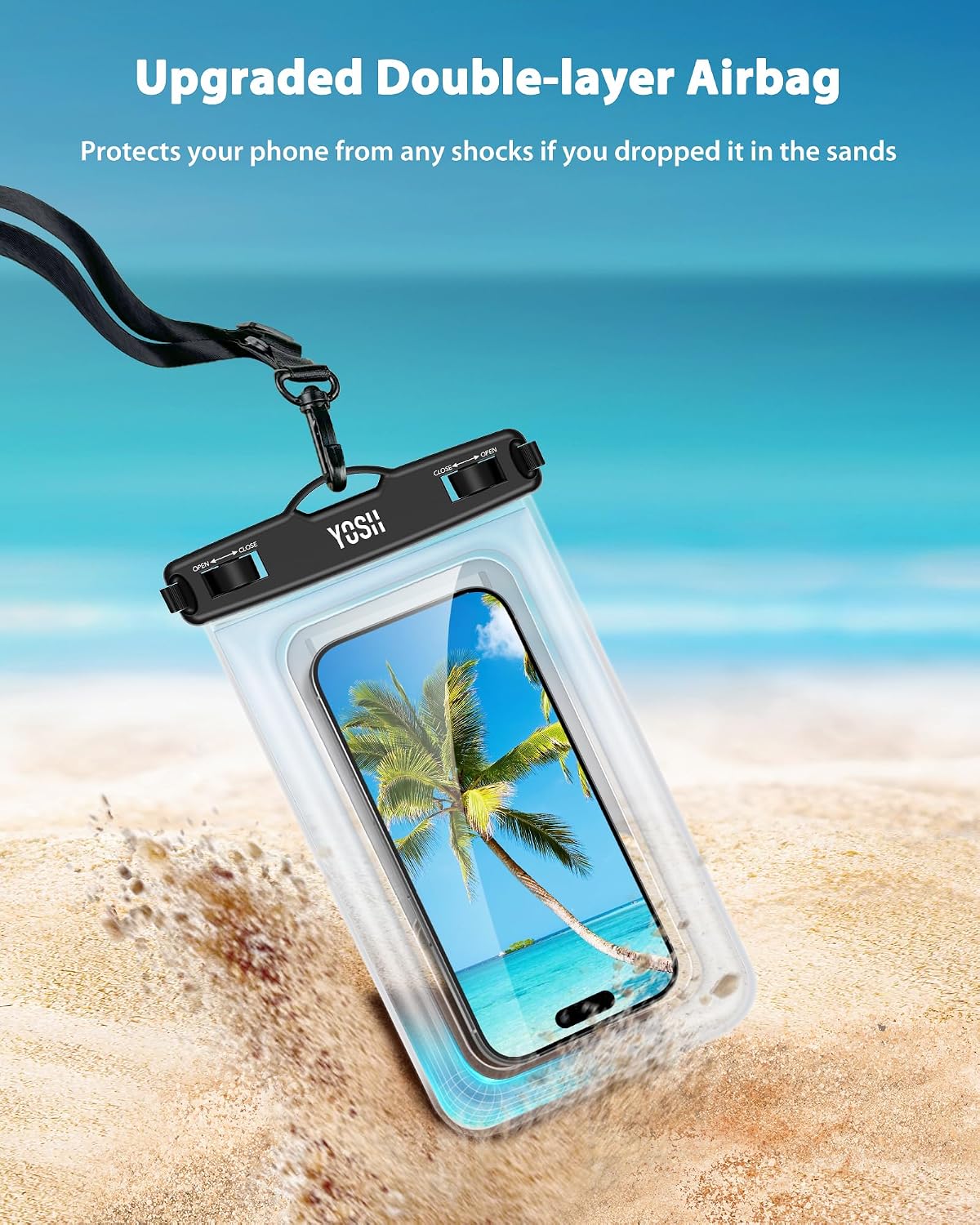 Detalle de YOSH Aumentar Flotante Funda Impermeable 2 unidades