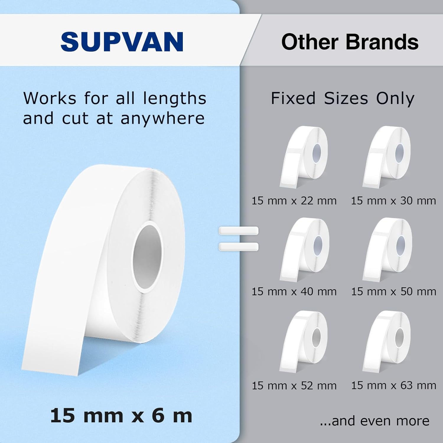 Detalle 2 de SUPVAN E10 Mini Bluetooth Label Maker 600+ icons