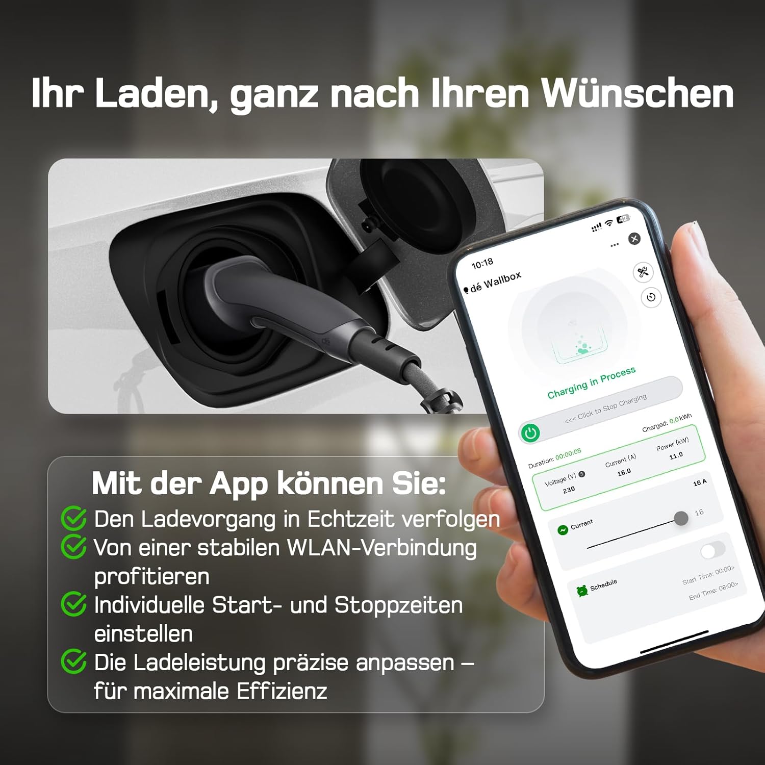 Detalle de de Mobile Wallbox 11 kW mit App