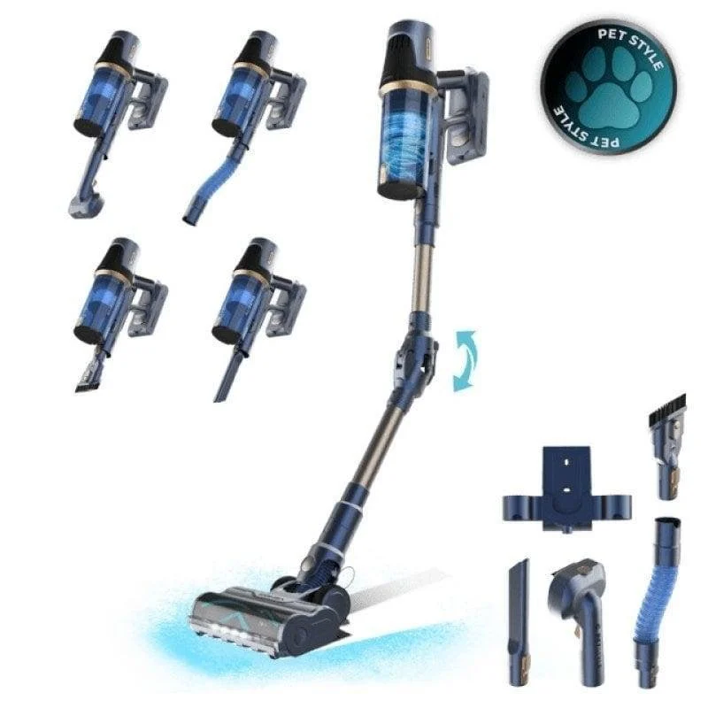 Detalle de Conga Rockstar RS70 Pet Flex: aspirador sin cables 500 W para casas grandes y mascotas