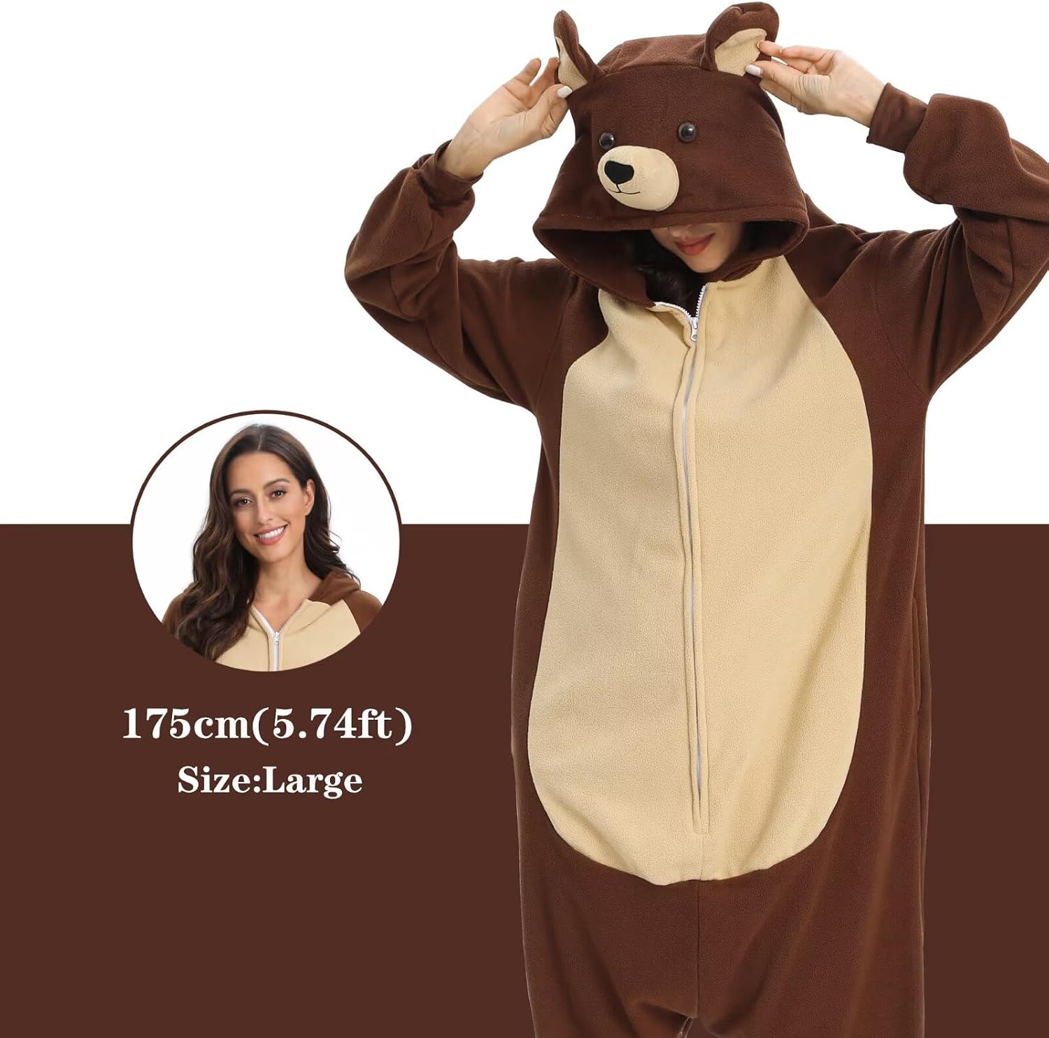 Thumbnail 2 de LBJR Onesie Cosplay Schlafanzug S–XL 🐾