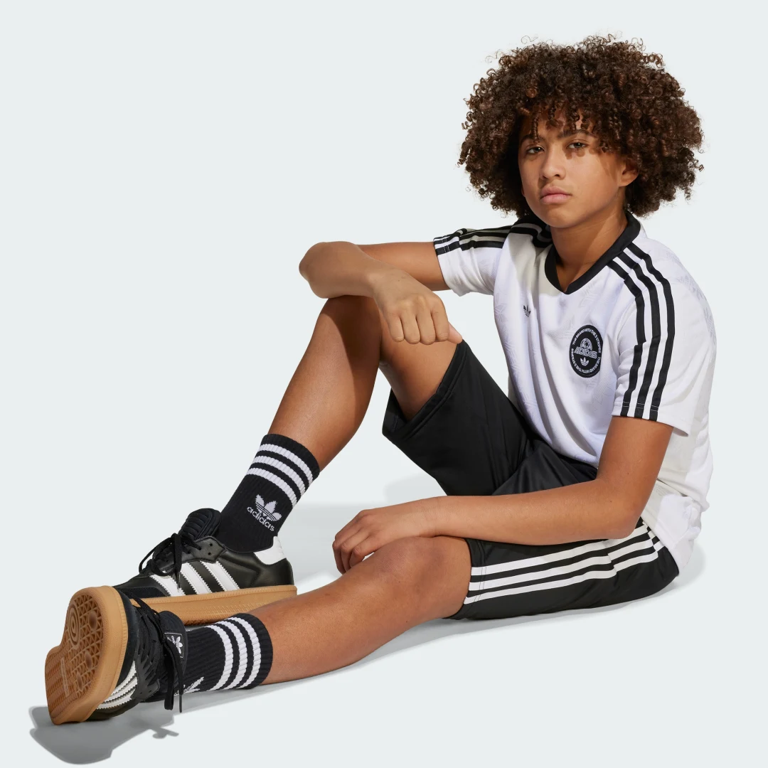 Thumbnail 2 de Adidas Tricot Shorts Kids, color Negro