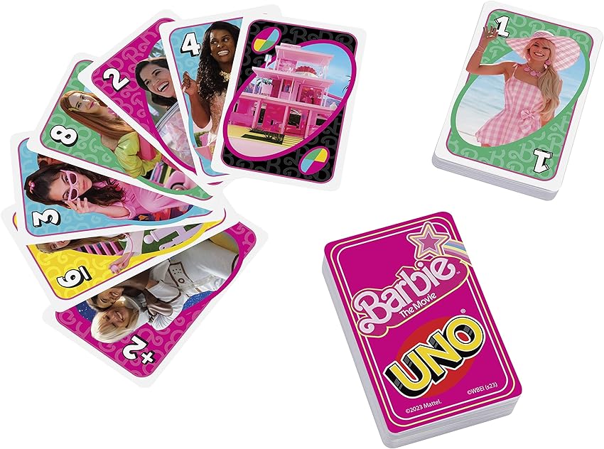Thumbnail 1 de Mattel Games UNO Barbie The Movie — Juego de cartas familiar