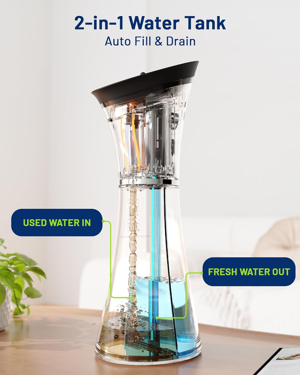 Detalle de KAUGIC Upgraded Ear Wax Removal with One-Piece Waste Tank