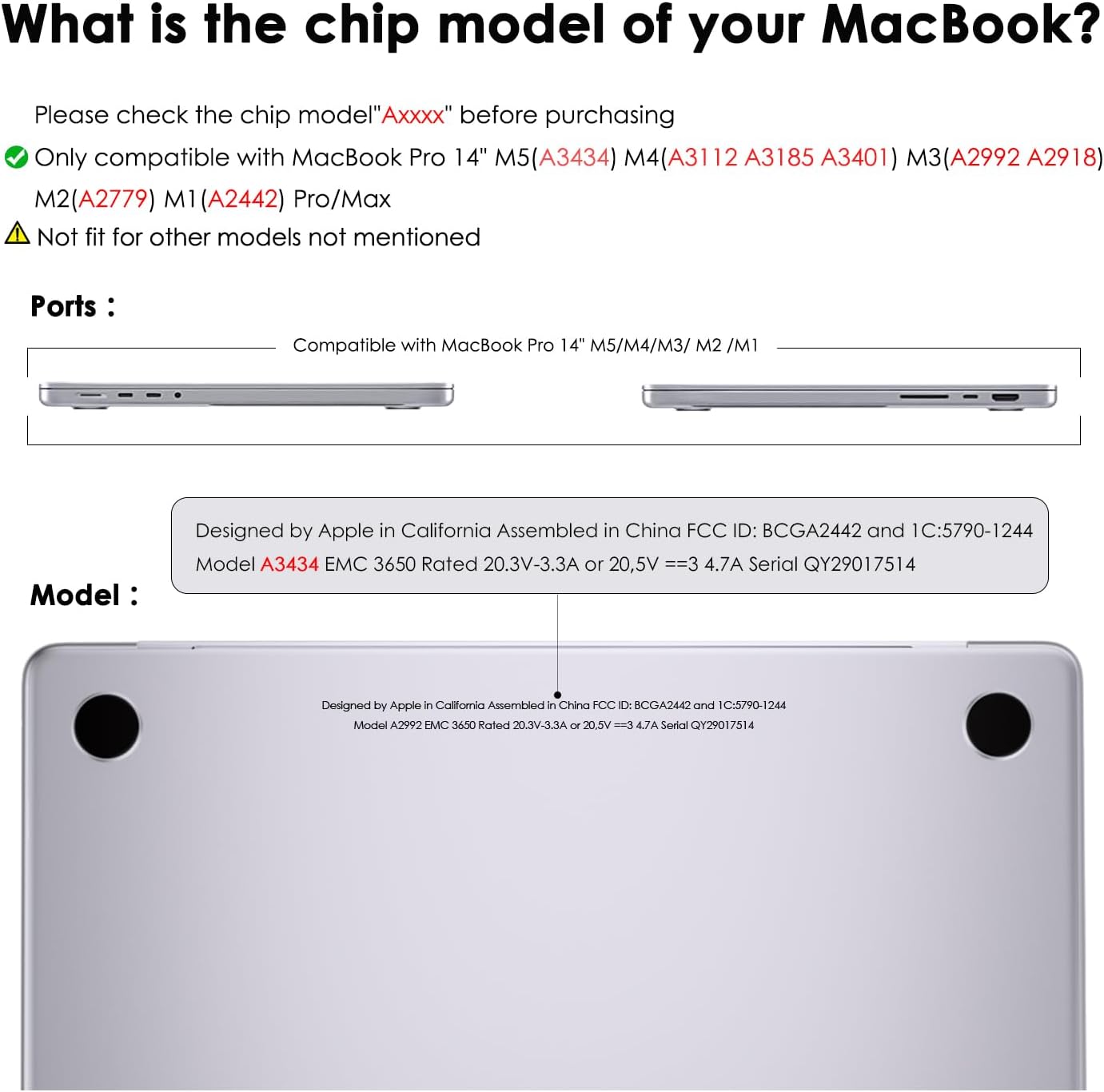 Detalle 2 de eleger funda antigrietas MacBook Pro 14 pulgadas