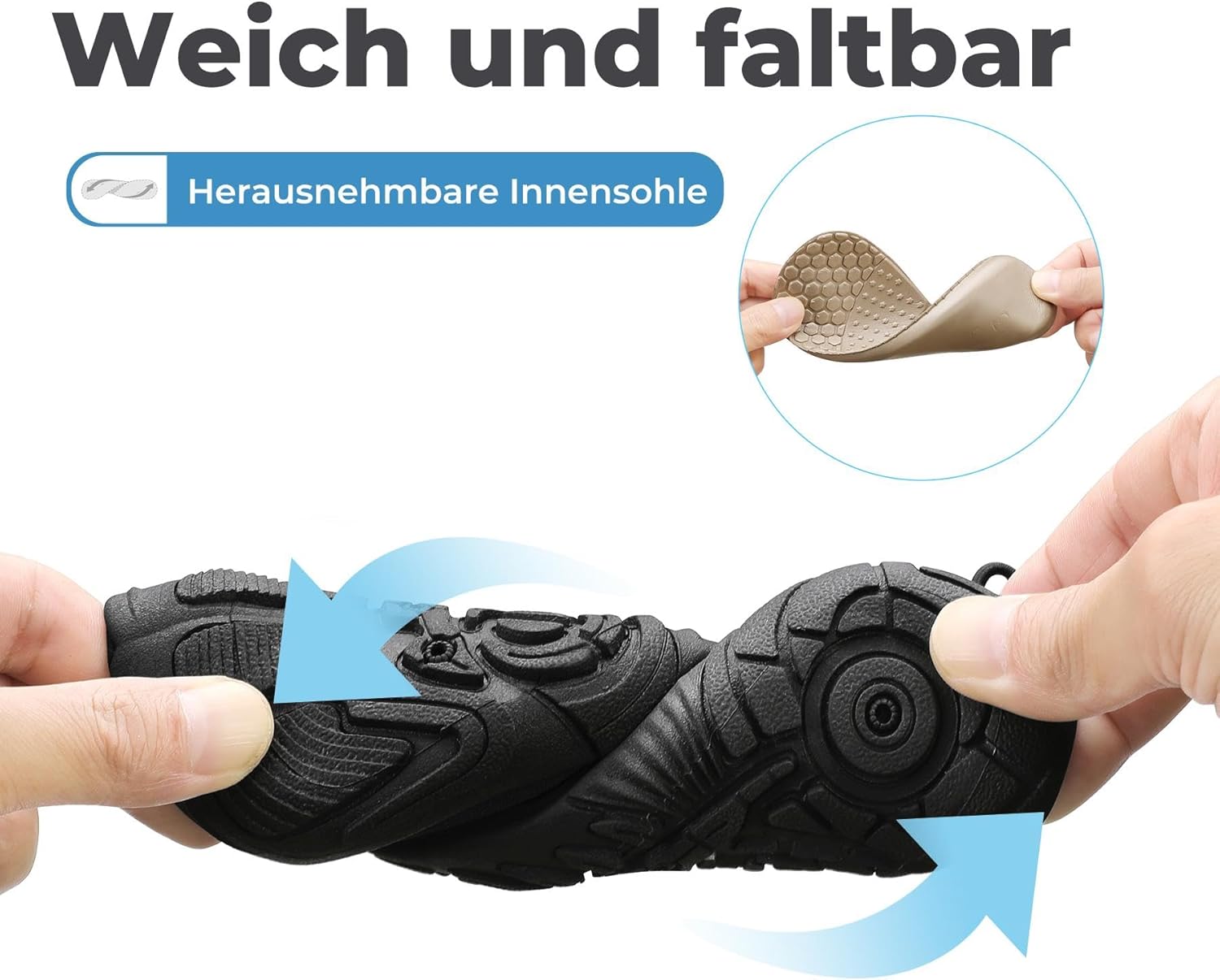 Thumbnail 5 de Mishansha Kinder Badeschuhe – Schnell Trocknend, Atmungsaktiv und Rutschfest (Gr. 24–35)