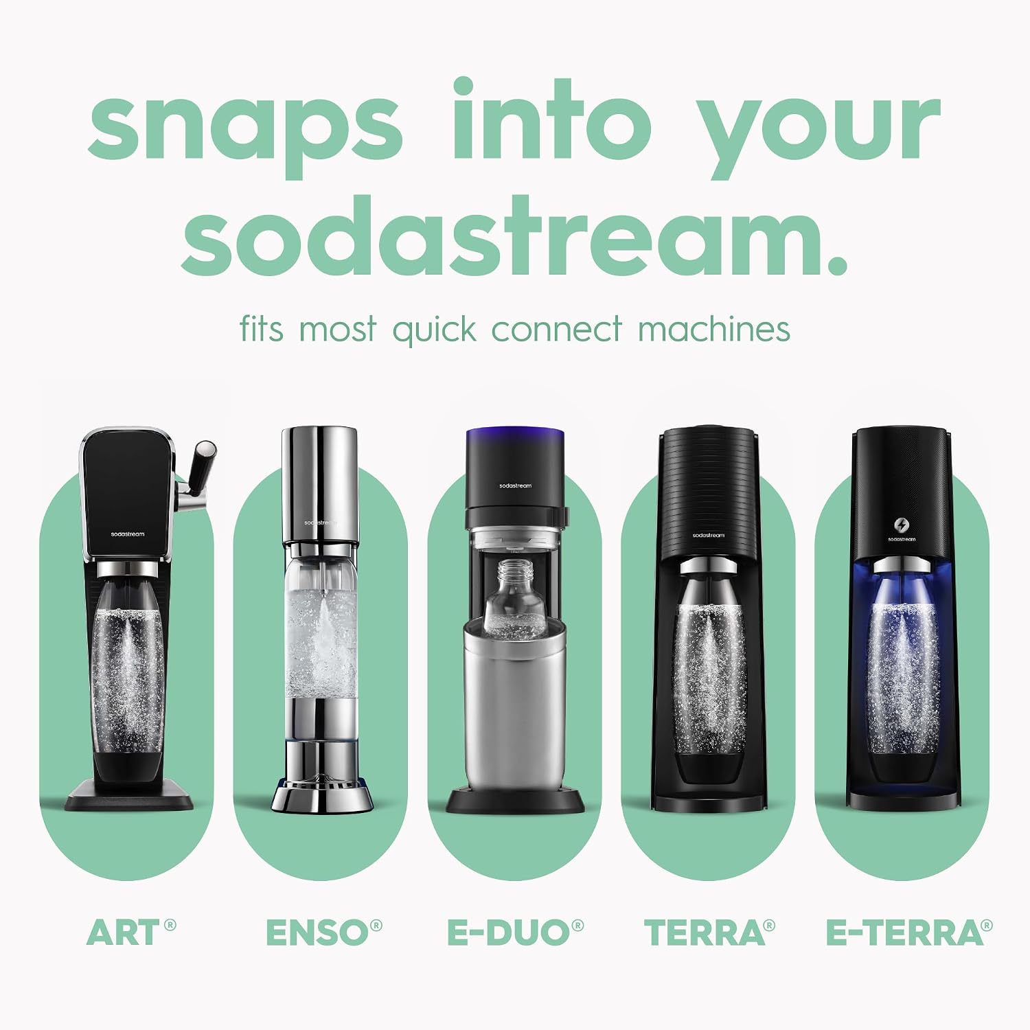 Detalle 1 de SodaStream carbonated water bottle, stainless steel
