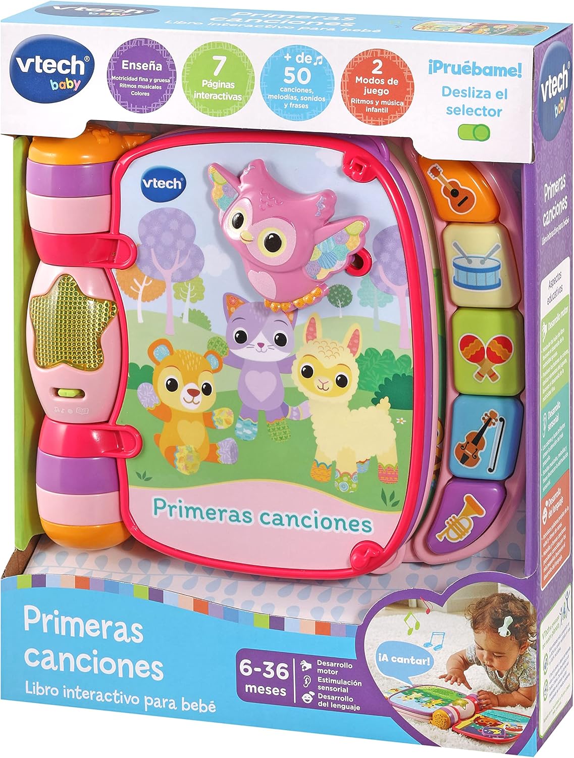 Thumbnail 4 de VTech Baby - Libro Interactivo de Canciones para Bebés +6 meses 🎶