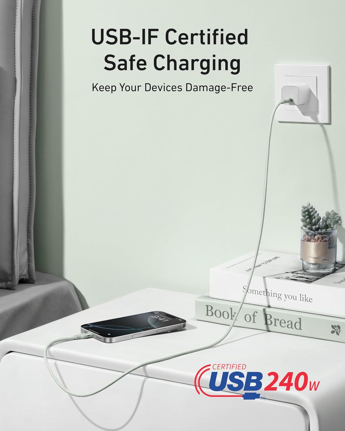 Thumbnail 5 de Anker Cable USB C a USB C 240 W 1,8 m