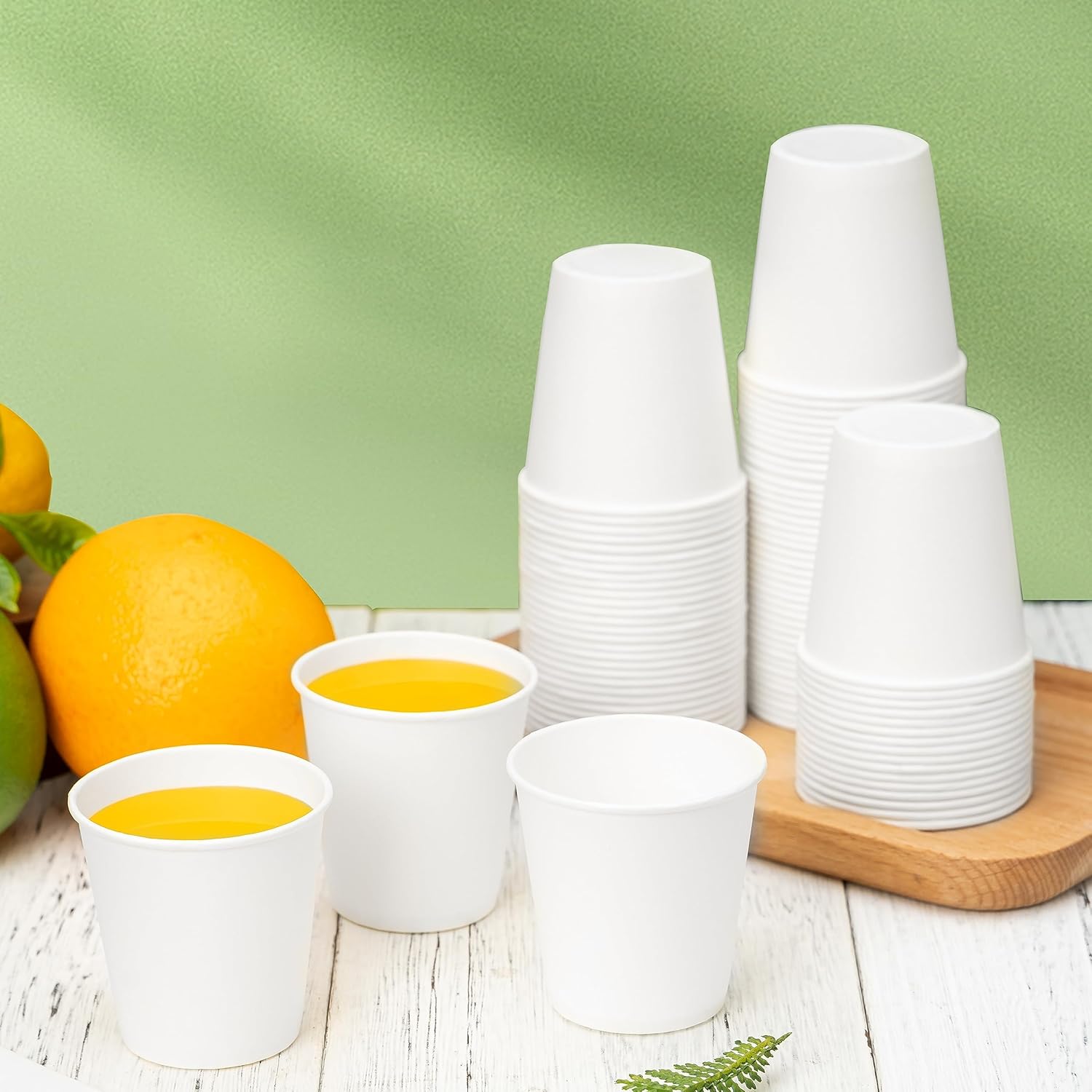 Detalle de RACETOP 3 oz Bathroom Paper Cups (100-Pack) for Mouthwash, Espresso, and Disposable Serving