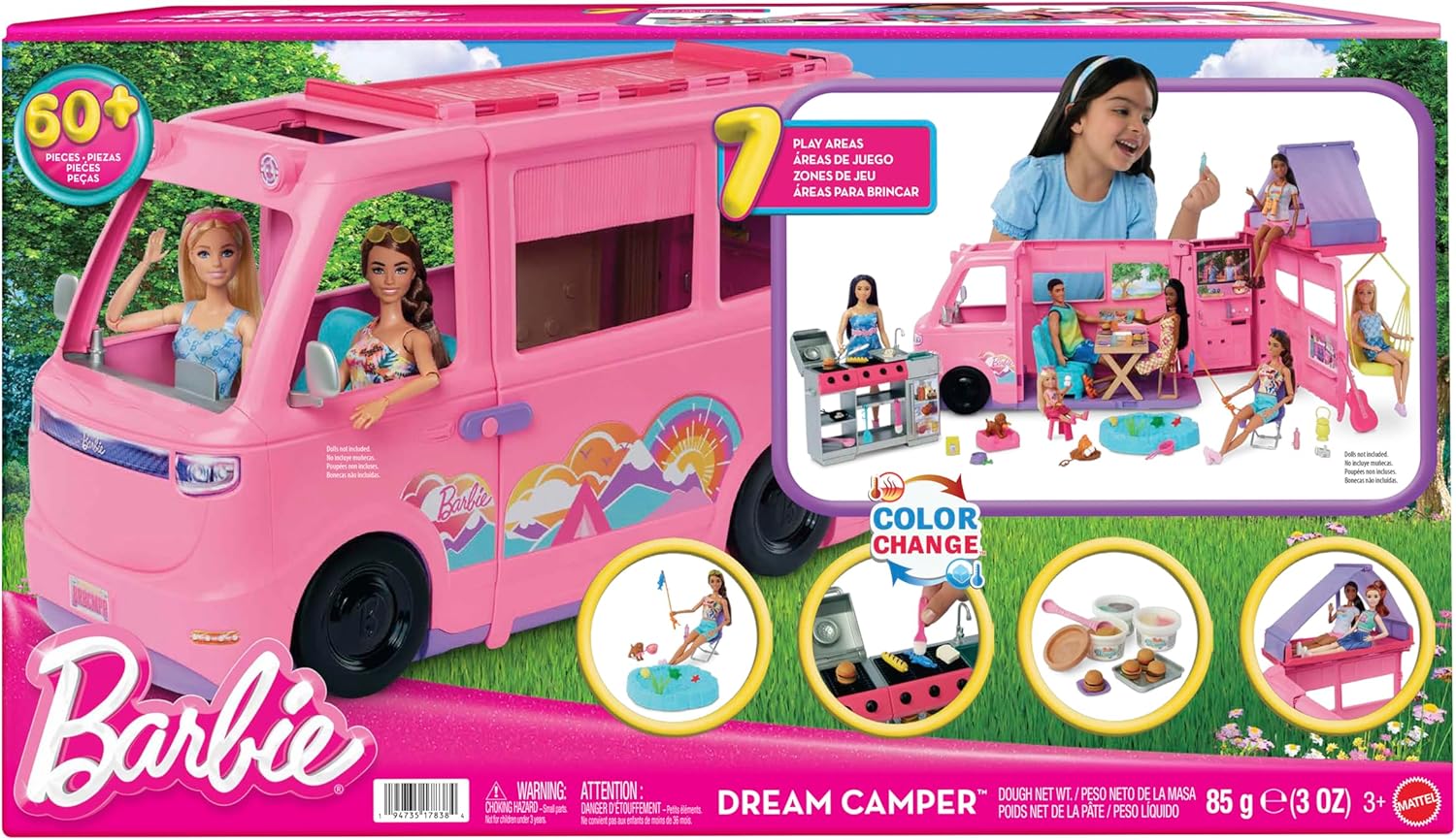 Thumbnail 6 de Barbie Camper dei Sogni – Playset con oltre 60 accessori e pasta modellabile