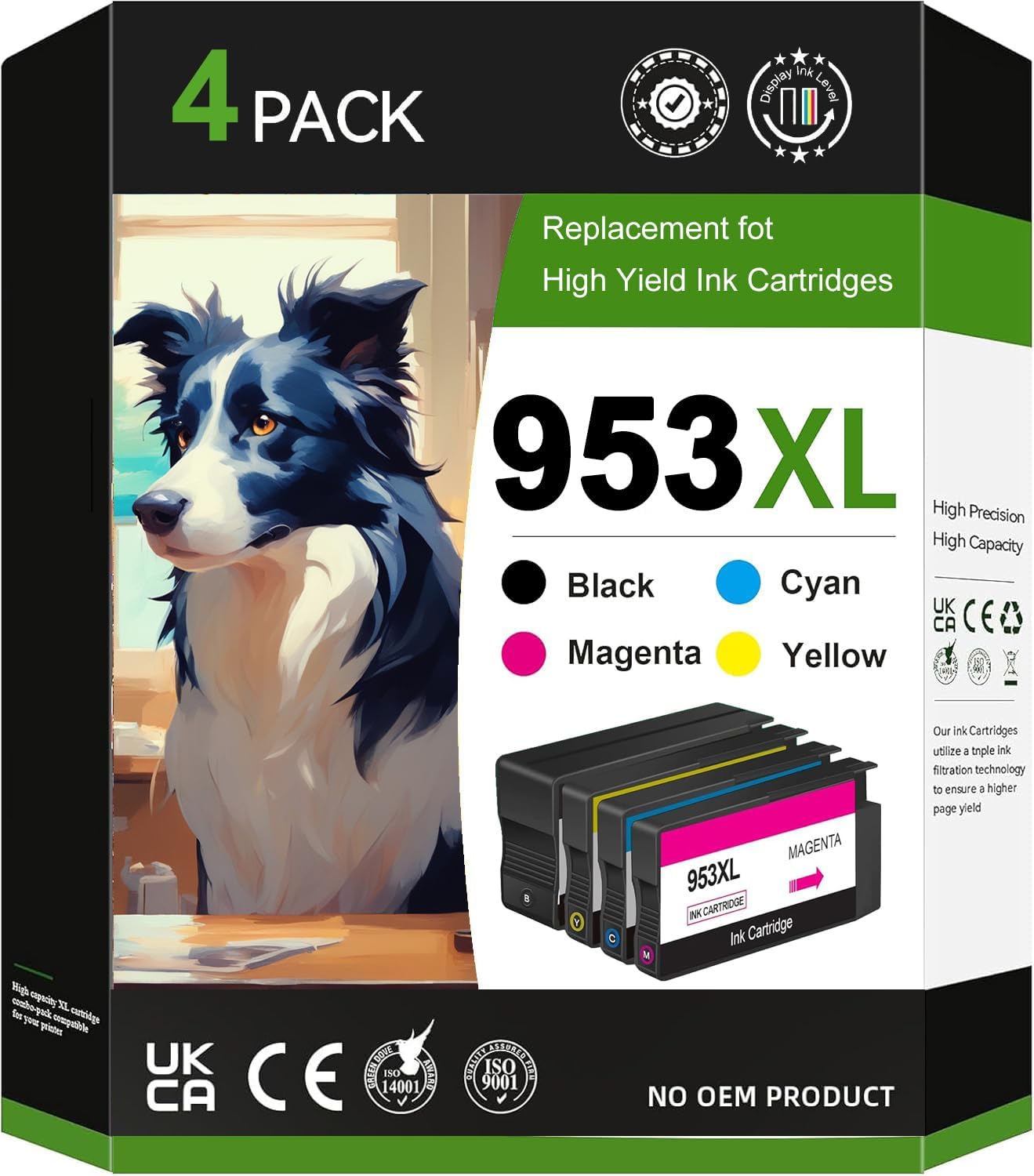 Detalle de 953XL Multipack kompatible Druckerpatronen 4 Pack