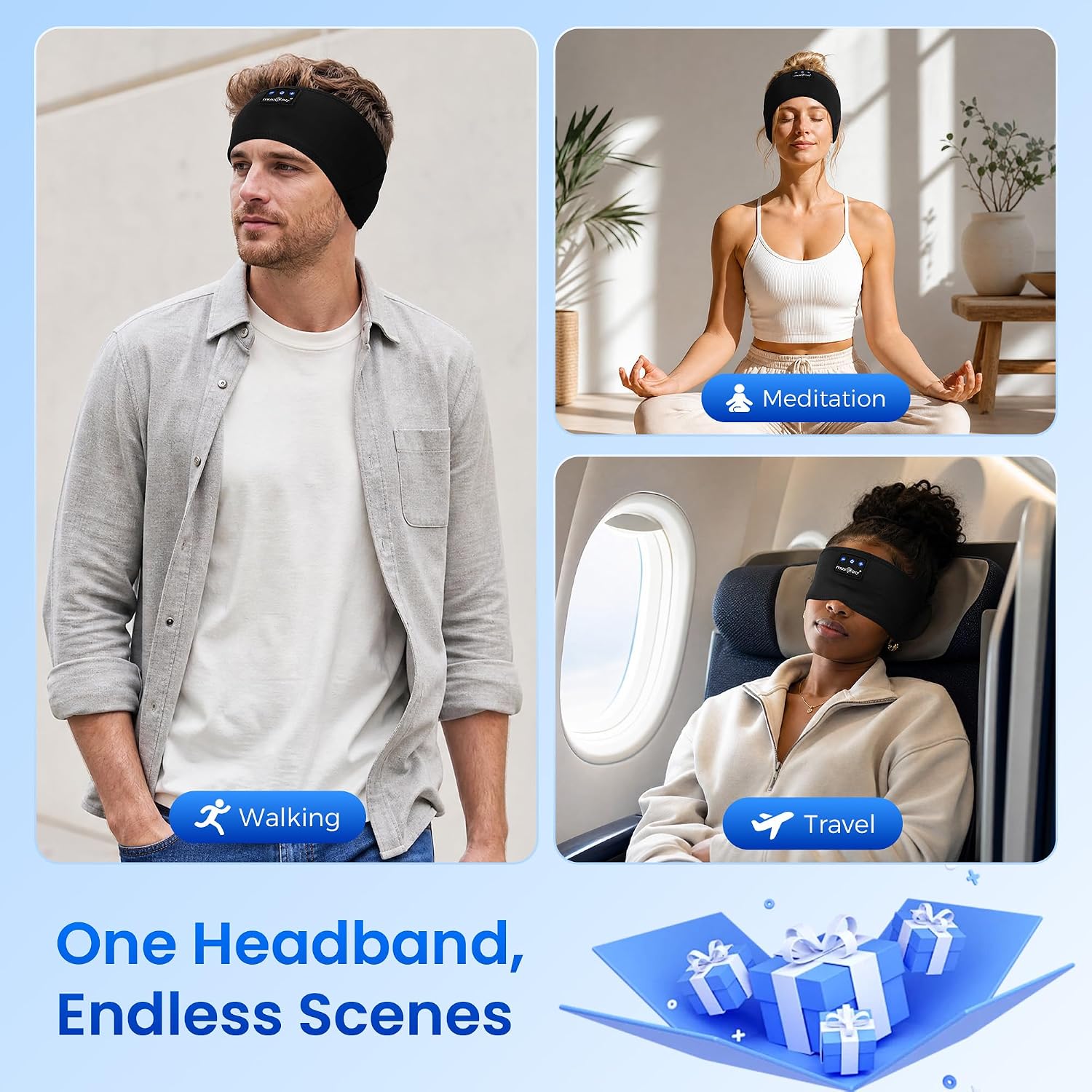 Thumbnail 6 de MUSICOZY Sleep Headphones Bluetooth 5.4 headband