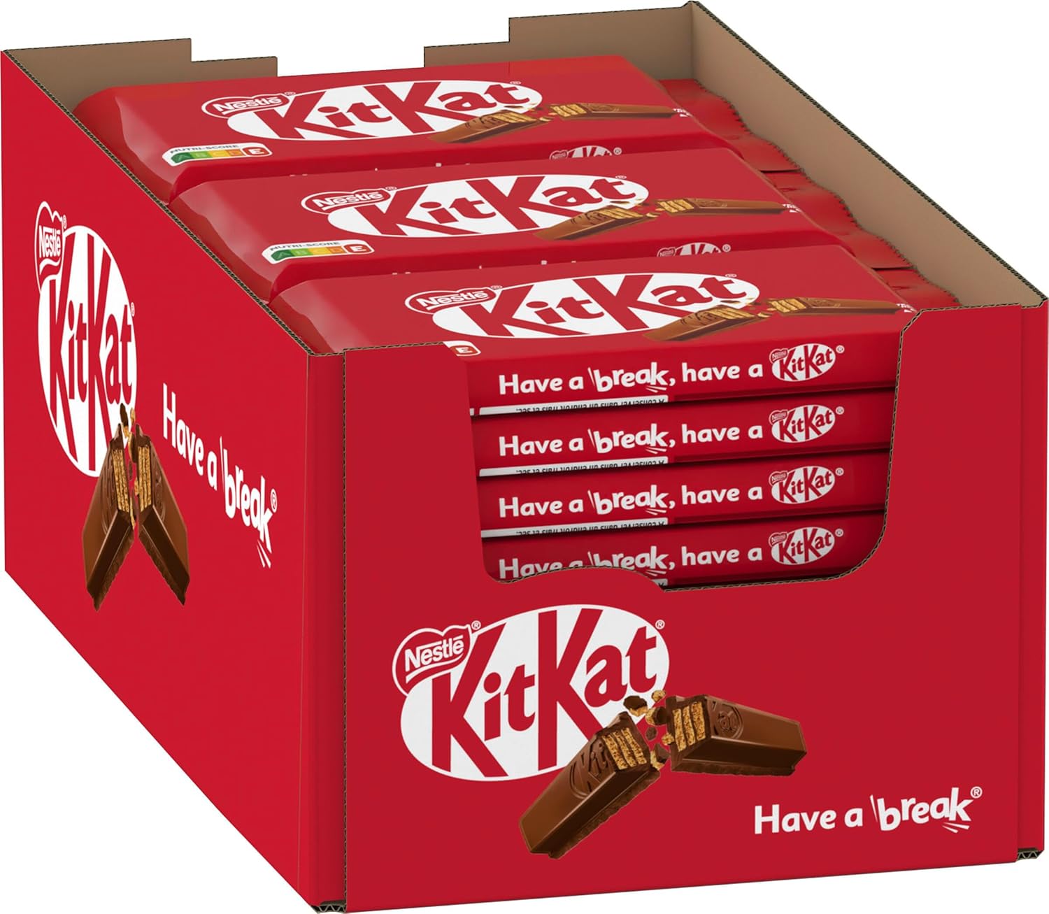 Detalle de Nestlé KitKat Classic Schokoriegel 24er 🍫