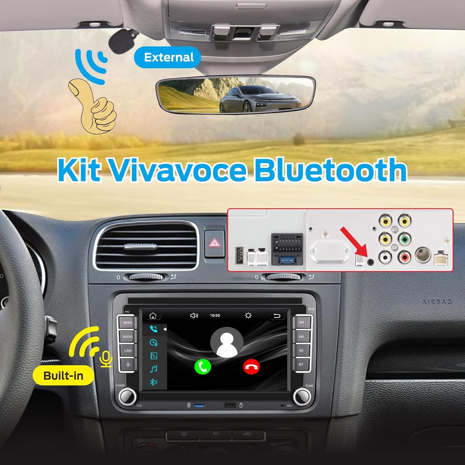 Thumbnail 4 de Autoradio Linux Avvio 5s per VW – Bluetooth/CarPlay/Android Auto Wireless, DSP 100W, integrazione OEM