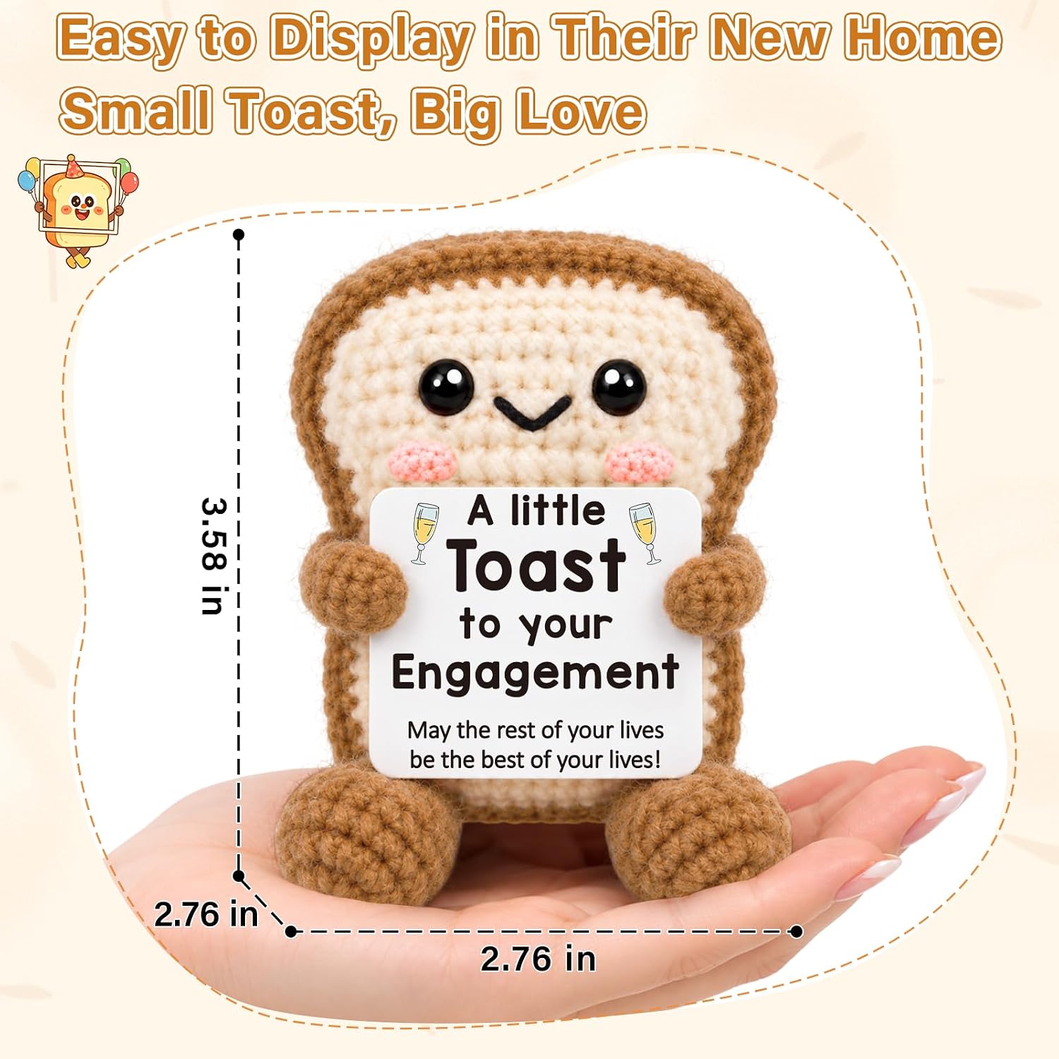 Thumbnail 2 de Xinezaa Crochet Engagement Keepsake, Cotton