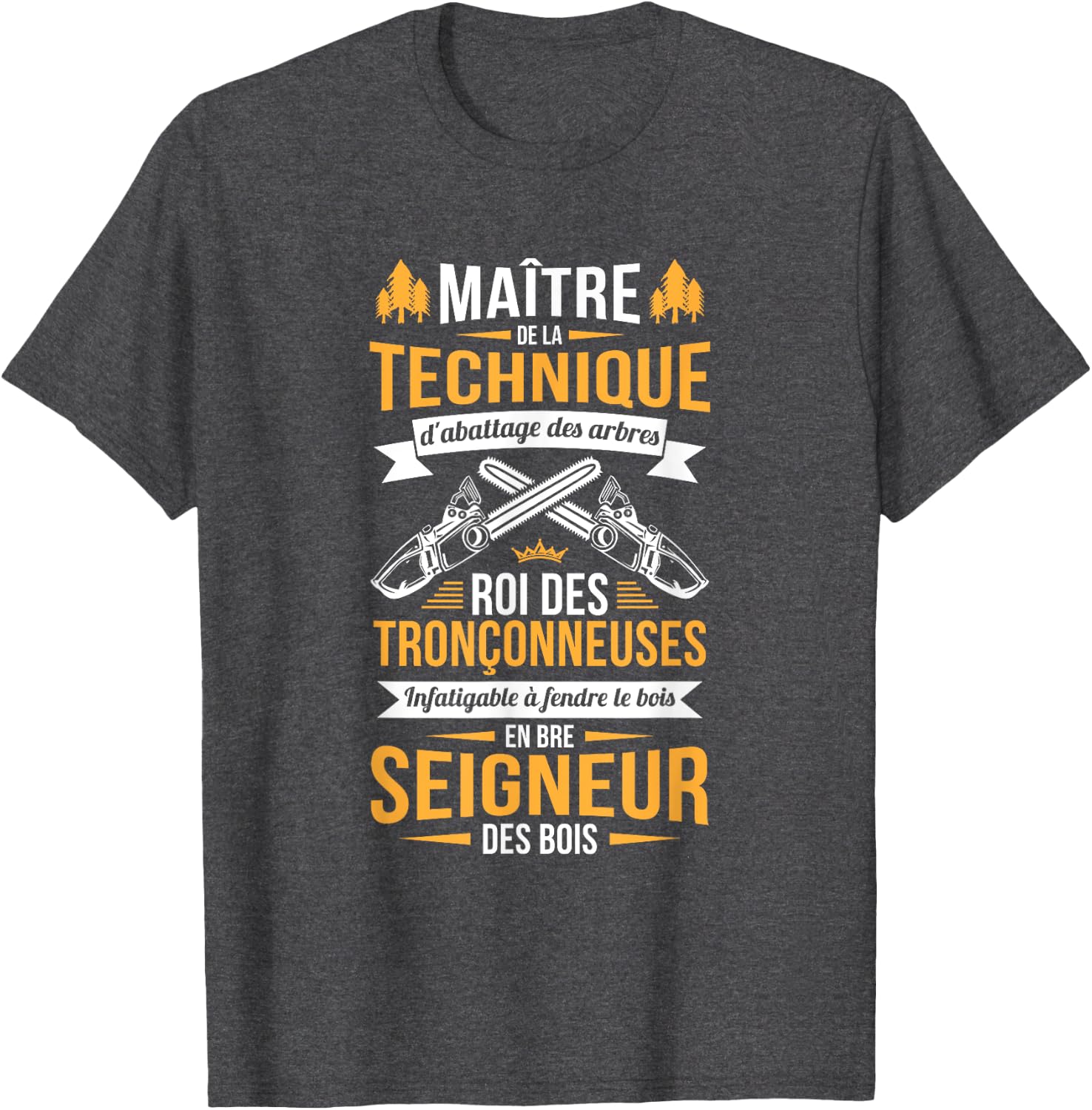 Thumbnail 6 de T-shirt tronçonneuse Rigolo Bûcheron