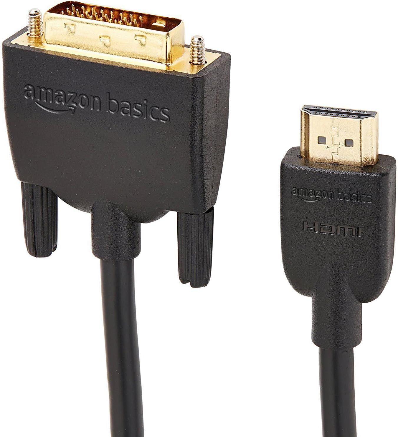 Detalle de Amazonベーシック HDMI A-DVI変換ケーブル 3.0m 双方向・1080P・金メッキコネクター