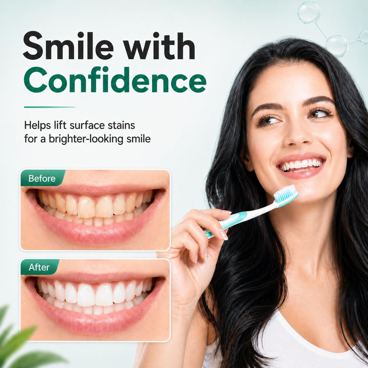 Thumbnail 5 de 10% Nano Hydroxyapatite Toothpaste — Fluoride-Free, Sensitive teeth Support (2 Pack)