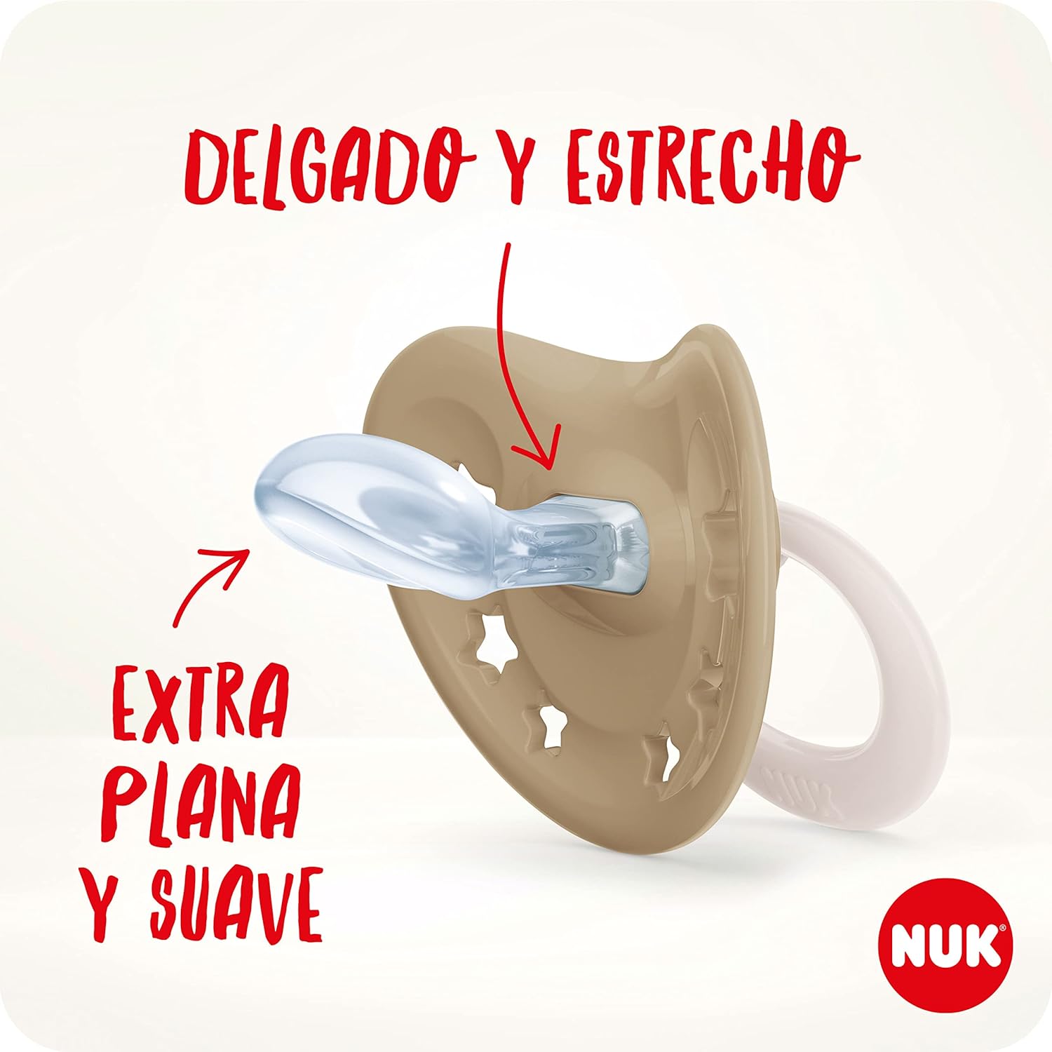 Detalle 2 de NUK Signature Day & Night chupete ❤️ | 18-36 meses | Brilla en la oscuridad