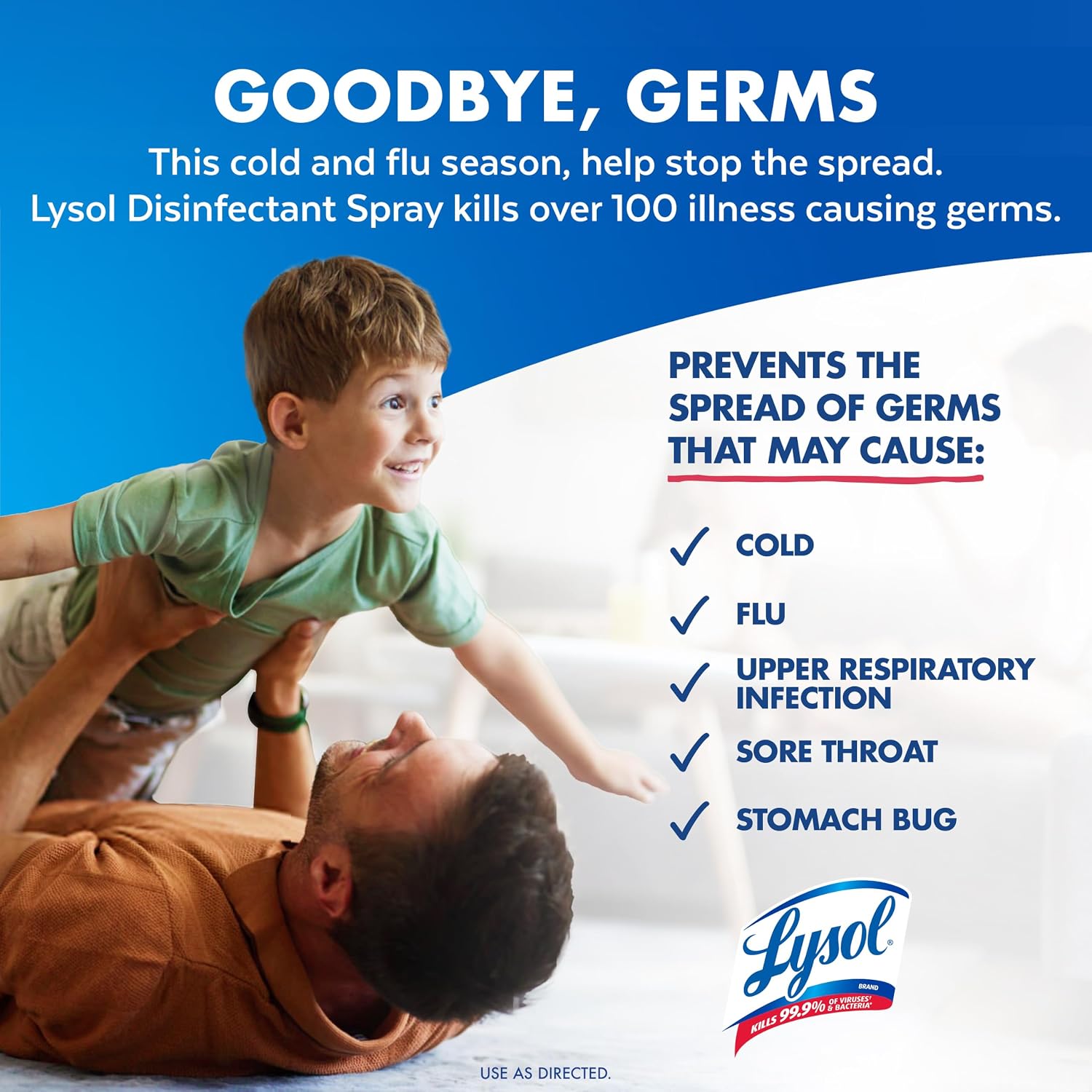 Thumbnail 5 de Lysol Disinfectant Spray, Crisp Linen, 19 oz — 2 Pack