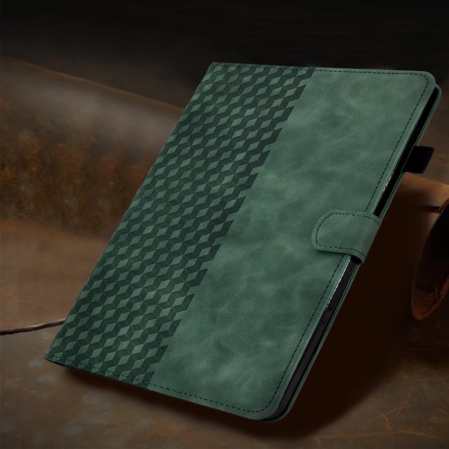 Thumbnail 6 de Vkooer Leather Folio Case for Lenovo Tab P11 2nd Gen 11.5" (2022) – Dark Green
