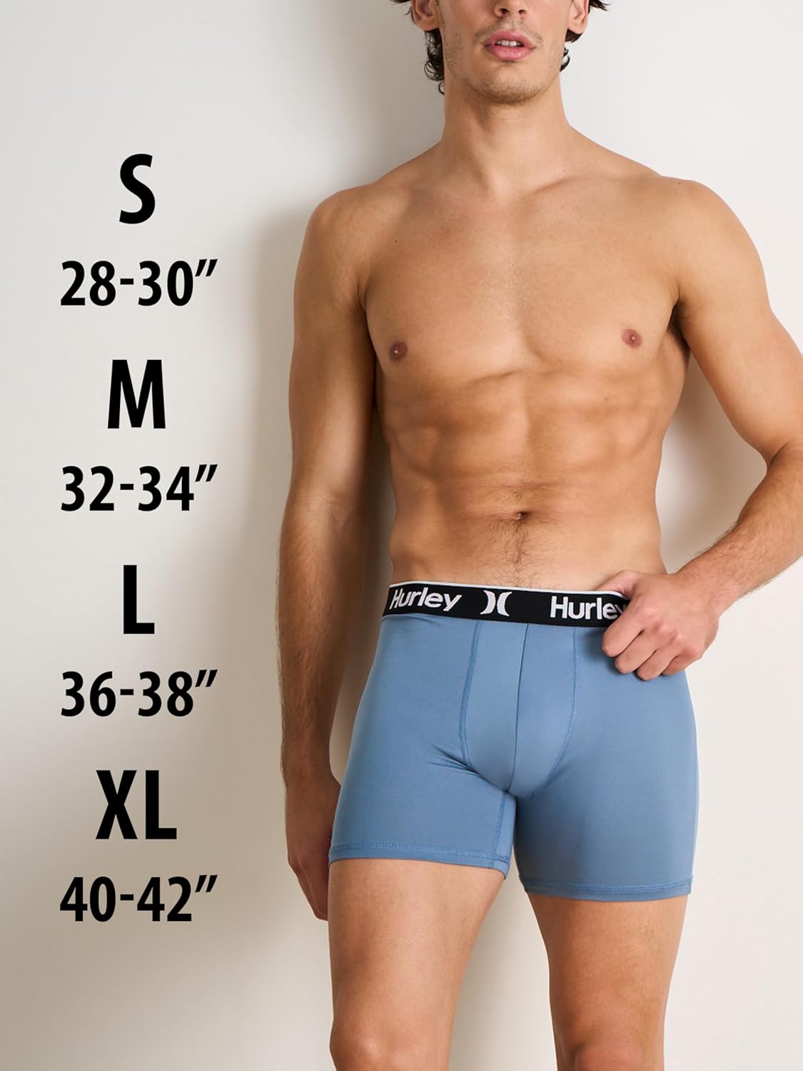 Thumbnail 1 de Hurley Men's 5 Pack Stretch Boxer Briefs
