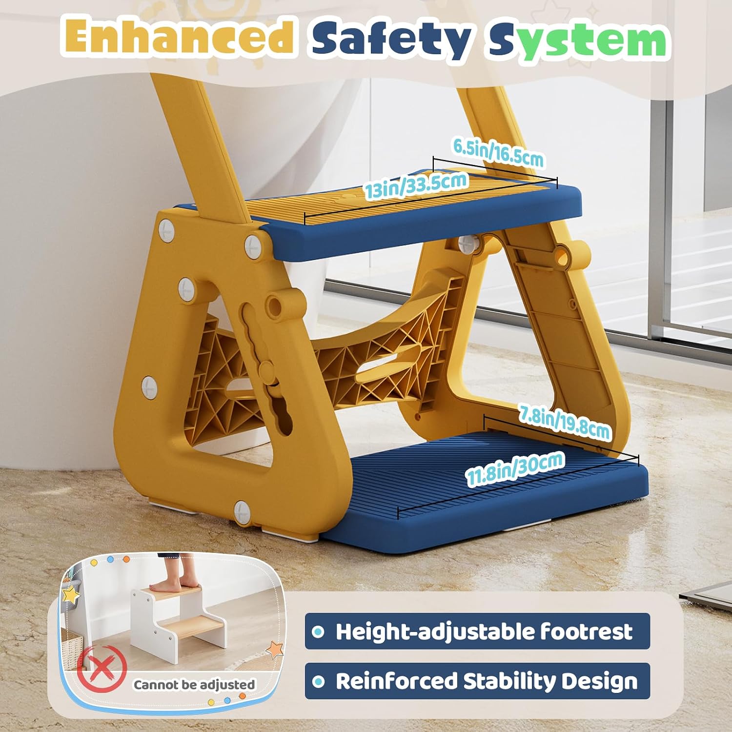 Thumbnail 4 de Potty Training Toilet Seat 2-in-1 Step Stool
