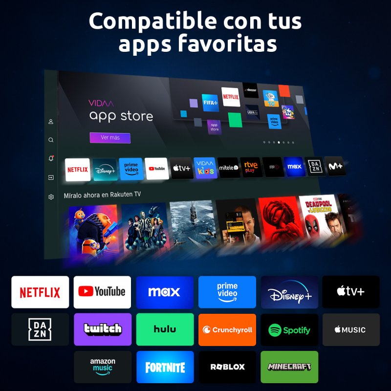 Thumbnail 2 de Nilait Prisma 32FD7004SVIOS 32" LED Smart TV FHD con VIDAA