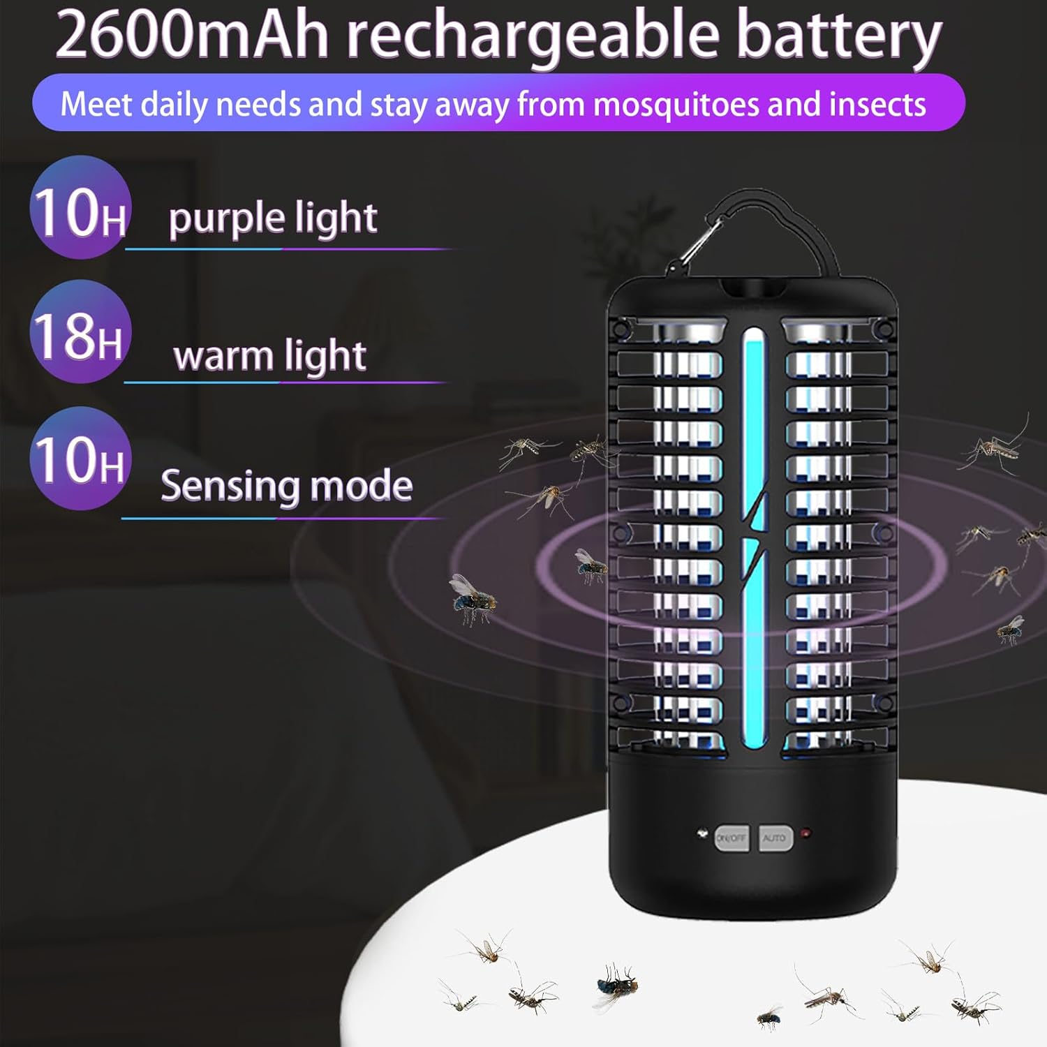 Thumbnail 2 de Bug zapper fly killer 365-395nm