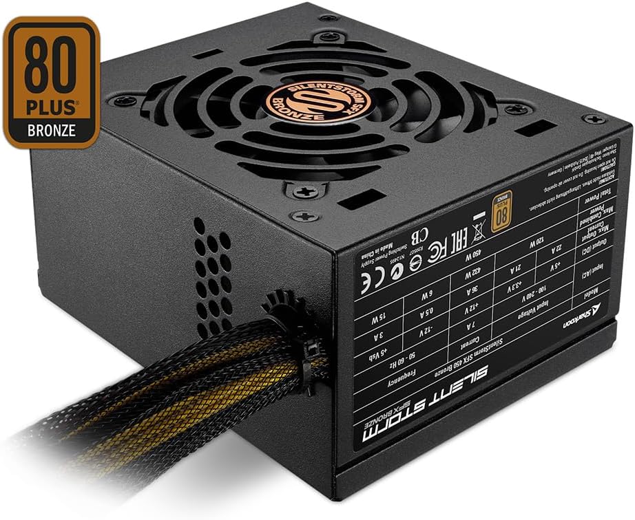 Thumbnail 1 de Sharkoon SilentStorm SFX 450W Bronze – zasilacz półmodułowy 80 PLUS Bronze