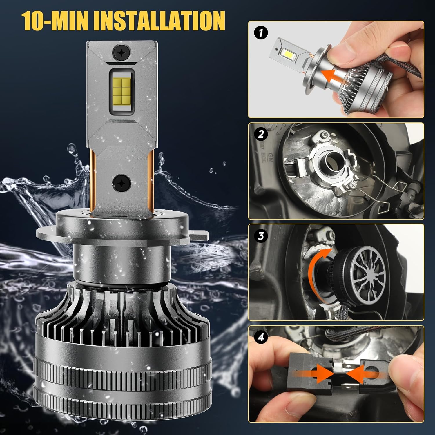 Thumbnail 3 de Devechos H7 ampoules 30000LM