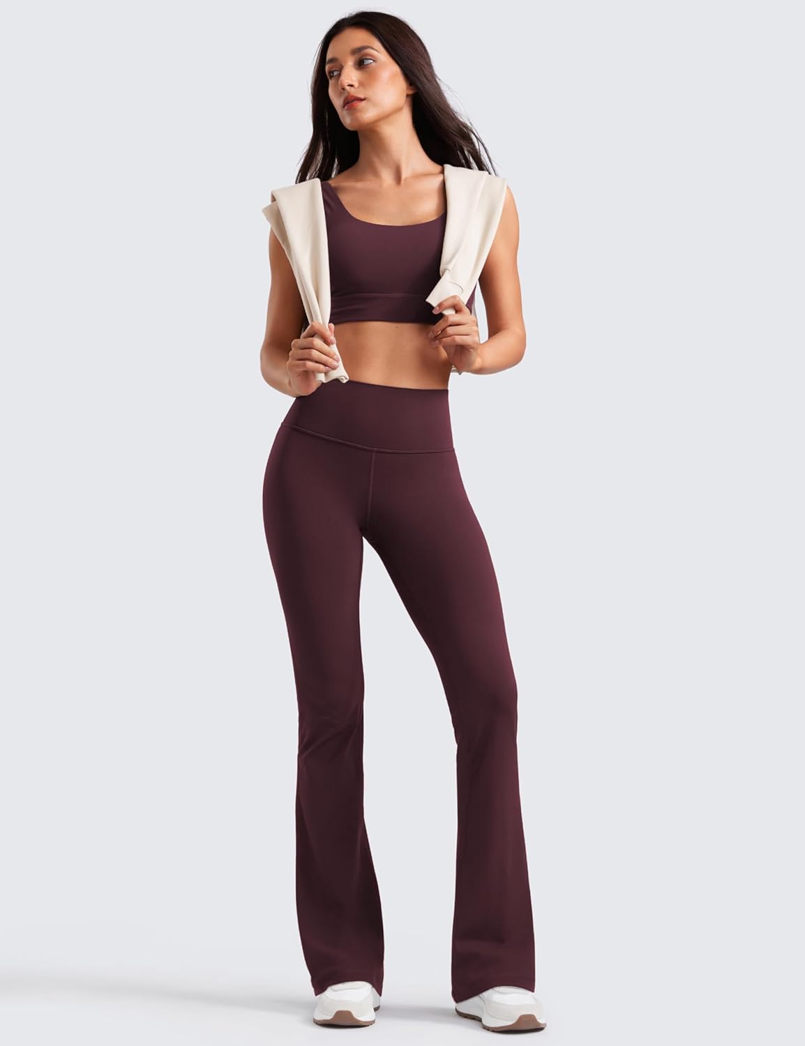 Thumbnail 2 de CRZ YOGA Donna Butterluxe Vita Alta Leggings Svasa con Tasca – Vita 79 cm