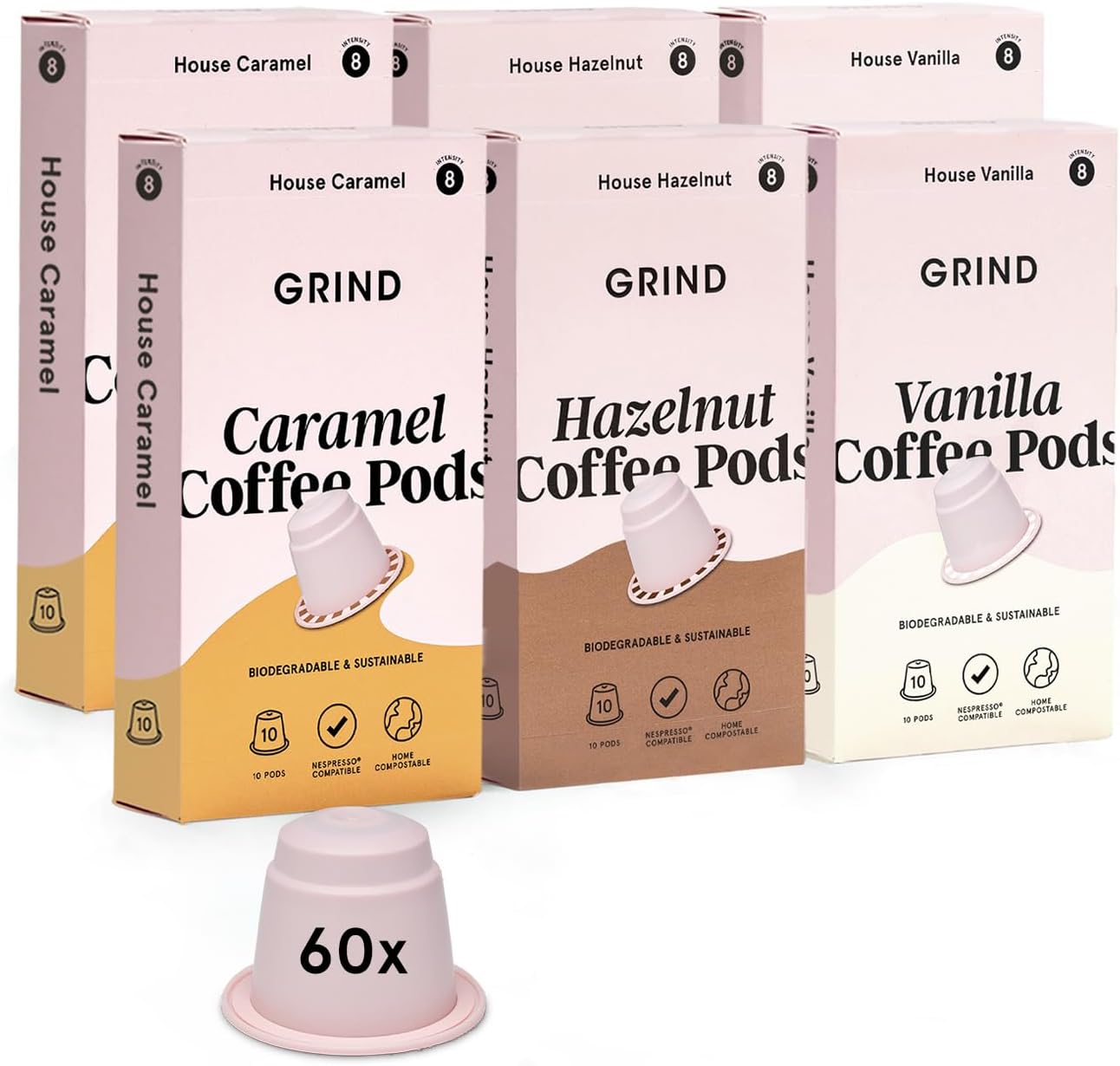 Detalle de Grind Flavoured Coffee Pod Collection 60 Pack
