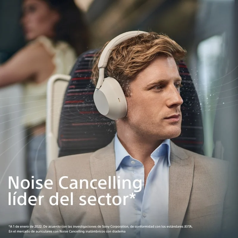 Detalle 1 de Sony WH1000XM5S.CE7 Auriculares Inalámbricos con Cancelación de Ruido