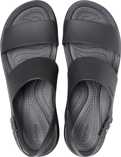 Thumbnail 3 de Crocs Mujer Brooklyn Low Wedge Sandalia en Negro - comodidad con cuña discreta