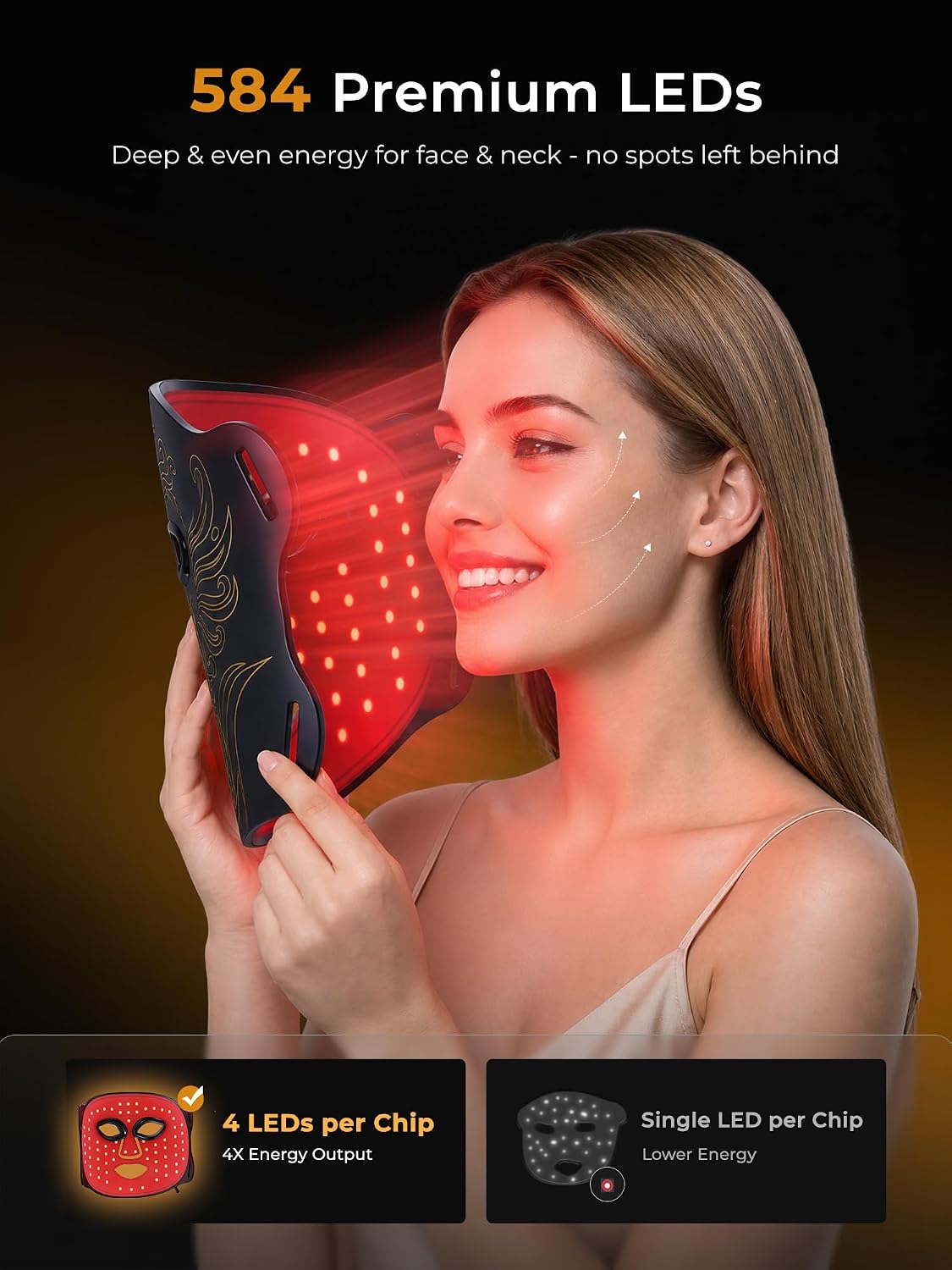 Detalle 2 de Qynera LED face mask M09