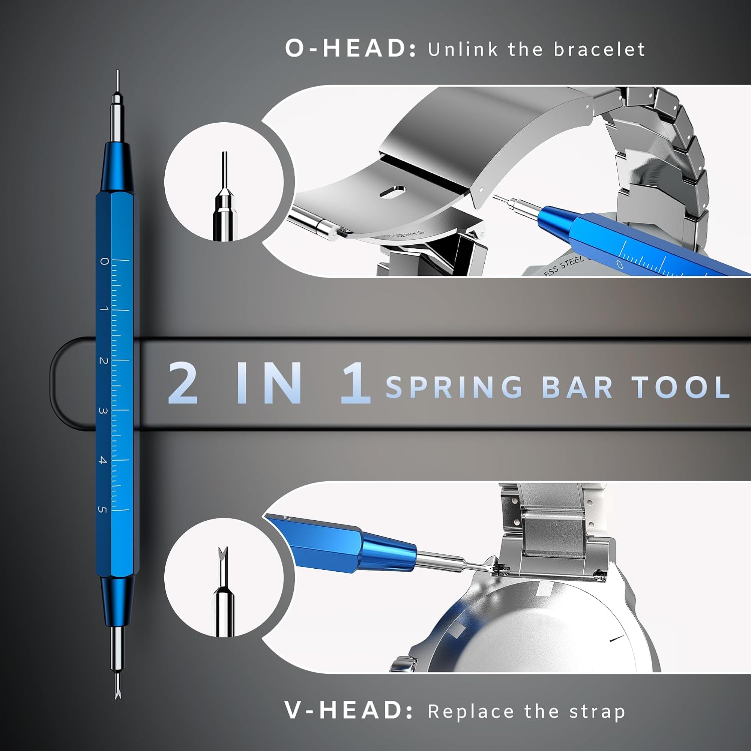 Thumbnail 6 de JOREST Watch Repair Kit (2025) – Comprehensive tool set for battery, strap adjustments and case back opening