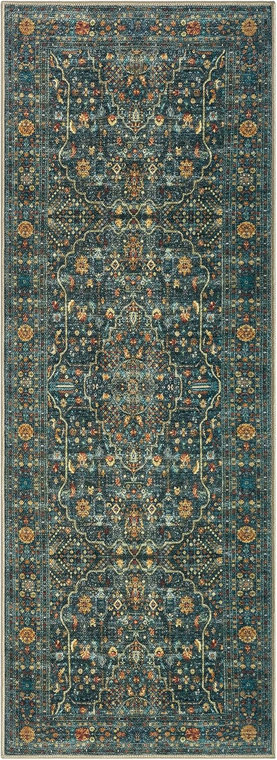 Detalle de Keen Home Design 30"x144" Rug — Machine Washable Runner with Non-Slip Backing