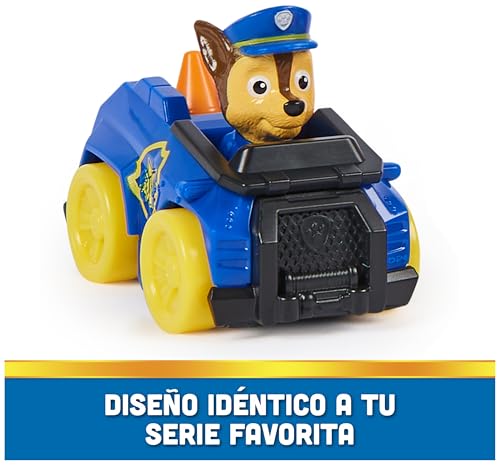 Detalle de Paw Patrol Pup Squad Racers Pack: 6 coches de Patrulla Canina para niños