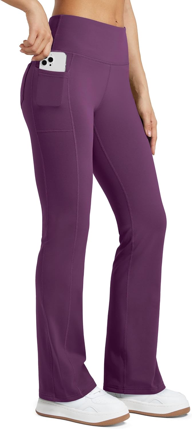 Detalle 2 de WILLIT Thermo Leggings Damen Winterhose mit Fleecefutter