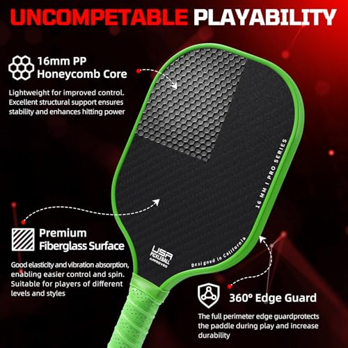 Detalle de BAGAIL Pickleball Paddles, 4-Ball Set ⚾